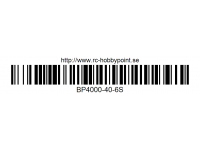 116 BILLOWY-Power X5-40C Lipo Packs Series: 40 BP4000-40-6S 22.2 6S1P
