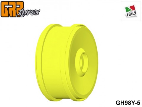 GRP-Tyres GH98Y 1:6 BU-BIG - WHEEL 132mm Y Yellow - Fixing + 24mm Exagon (1-Pair) 5-pack UPC: 802032725869 EAN: 8020327258696
