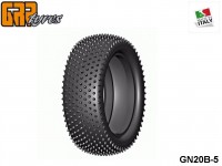 GRP-Tyres GN20B 1:10 BU - 4WD Front - CONIC - B-Medium - Donut No Insert (1-Pair) 5-pack UPC: 802032725612 EAN: 8020327256128