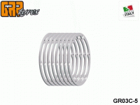 GRP-Tyres GR03C 1:8 Bike - WMS - RINGS SET - Stainless steel - Front-Rear Complete Set - 8 pcs + Screws 5-pack UPC: 802032725893 EAN: 8020327258931