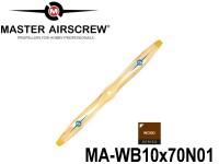 874 MA-WB10x70N01 Master Airscrew Propellers Wood Series 10-inch x 7-inch - 254mm x 177.8mm MA By Pitch (inch) - 07 Propellers