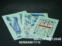 109 NISSAN GP SPORTS S15 SILVIA DECAL SHEET - High Flexible Vinyl Label (Hot Sale) MA-LI-PC201204B